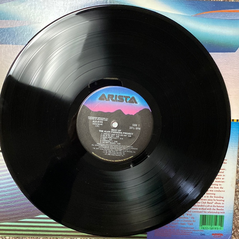 The Best of the Alan Parsons Project 1983
Record Vinyl LP - Picture 6 of 8